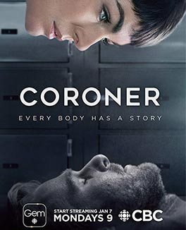 Coroner Season 1 Credit Poster