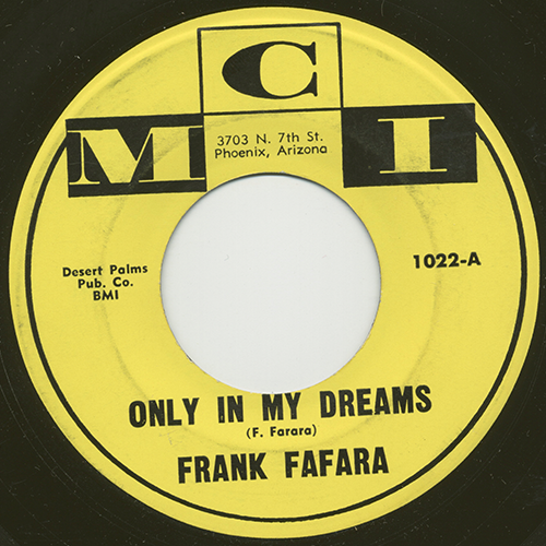 Only In My Dreams by Frank Fafara 45 Labels