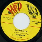 Anything But Me Red Johnson 45 Label