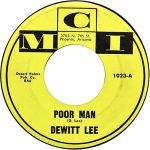 Poor Man by Dewitt Lee 45 Label