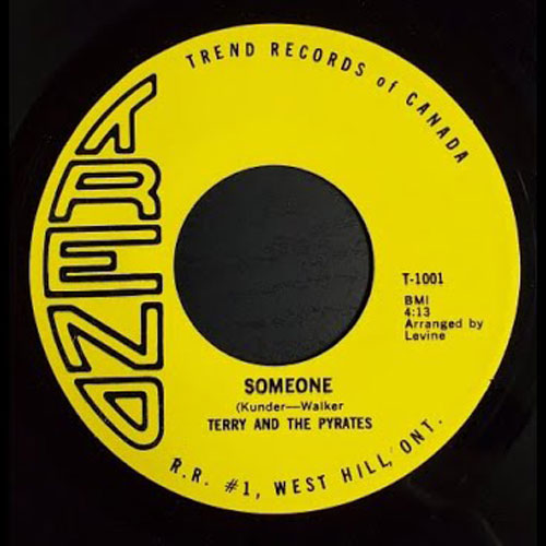 Someone by Terry-and-the-Pyrates 45 Label