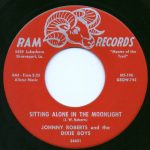 Sitting Alone In The Moonlight Johnny Roberts and the Dixie Boys Label