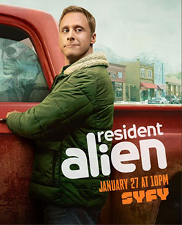 Resident Alient Season 1 Credit Poster