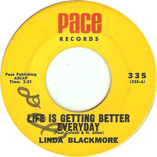 Life Is Getting Better Everyday by Linda Blackmore Record Label