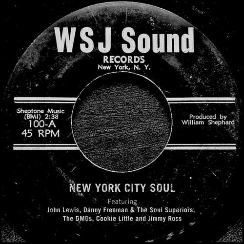 WSJ Sound Records New York City Soul Album Cover