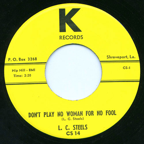 CS14 Don't Play no Woman for no Fool 45 Label